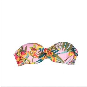 Aeropostale pink tropical printed swim sui…